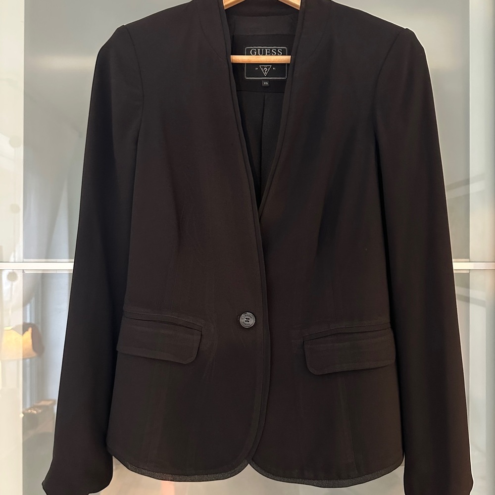 Guess Black Blazer Jacket